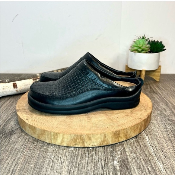 *Birkenstock Footprints | Ashby Woven Leather Mules in Black Size 36/5 N - Picture 5 of 14